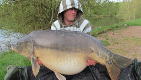A 51 lb carp from Villefond, Dorian, Apr 2017