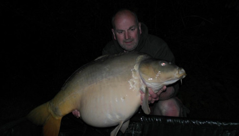 A 48 lb carp from Villefond, May 2014