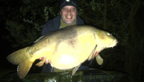 A 48 lb 12 oz carp from Villefond, Max the fish, Apr 2013