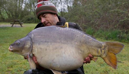 A 40 lb 4 oz fish from Villefond, Villefond April 2023, Apr 2023