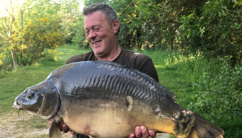 A 42 lb fish from Villefond, May 2022