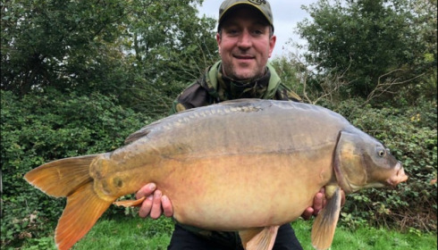 A 37 lb 14 oz carp from Villefond, Nov 2019