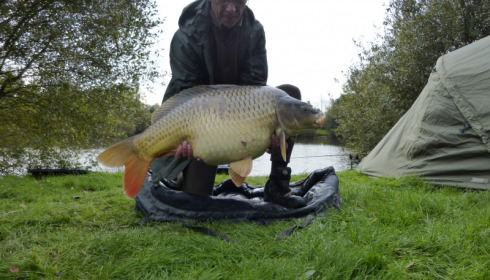 A 40 lb 2 oz carp from Villefond, Oct 2013