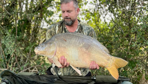A 39 lb 12 oz carp from Villefond, Darren Garrett, Sep 2022