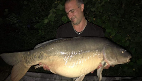 A 46 lb 2 oz carp from Villefond, Dorian the fish , Jul 2018