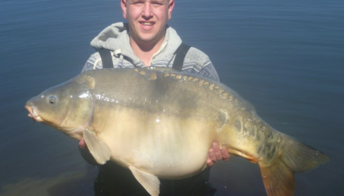 A 45 lb 2 oz carp from Villefond, Dorian the fish , Apr 2013