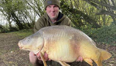 A 40 lb fish from Villefond, Nov 2022