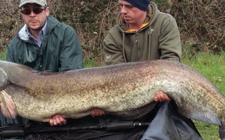 A 92 lb catfish from Villefond, Dan the catfish, Apr 2016