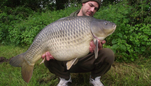 A 39 lb 8 oz carp from Villefond, May 2016