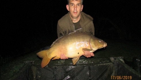 A 37 lb carp from Villefond, Joe Camilleri, Jun 2019
