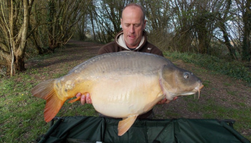 A 42 lb 2 oz carp from Villefond, The DIY Ghostie, Apr 2014
