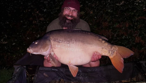 A 45 lb 7 oz carp from Villefond, Matthew Murray, Oct 2019