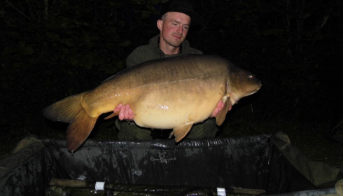 A 51 lb carp from Villefond, May 2016