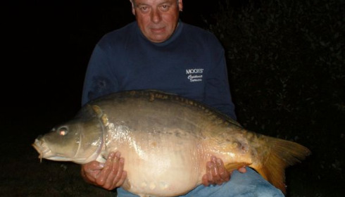 A 38 lb carp from Villefond, Aug 2010