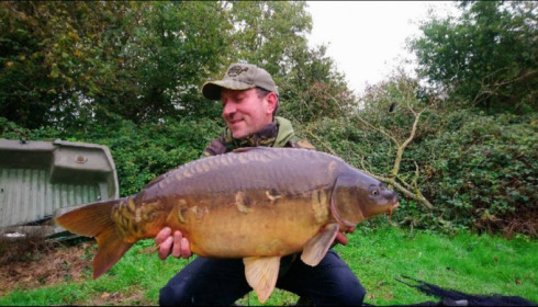 A carp from Villefond, 30lb+, Nov 2019