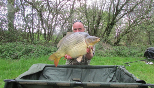A 21 lb carp from Villefond, Villefond Baby!, Apr 2014