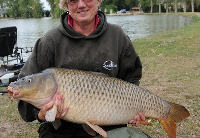 A 28 lb carp from Vincons, Linda Latham, Sep 2012