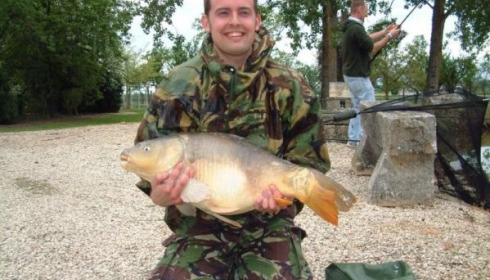 A carp from Vincons, Stafford Patmore Party, May 2010