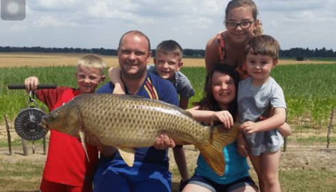 A 25 lb carp from Vincons, Charlie Grice, Jul 2016