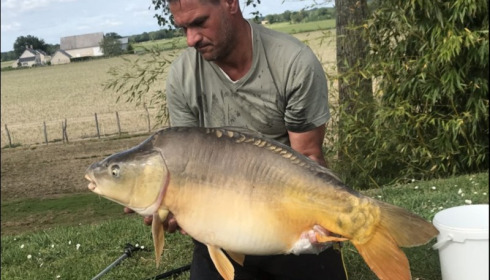A 36 lb 8 oz carp from Vincons, Mike Lock, May 2019