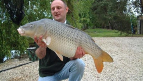 A carp from Vincons, Stafford Patmore Party, May 2010