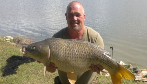 A 27 lb 14 oz carp from Vincons, Andy Dix Group, May 2013
