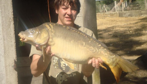 A carp from Vincons, Bwerridge party, Aug 2011