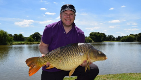 A 28 lb carp from Vincons, James Beddall, Jul 2016