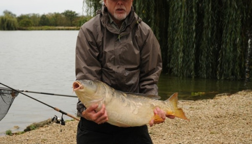 A 23 lb 8 oz carp from Vincons, Bill Hall, Sep 2012