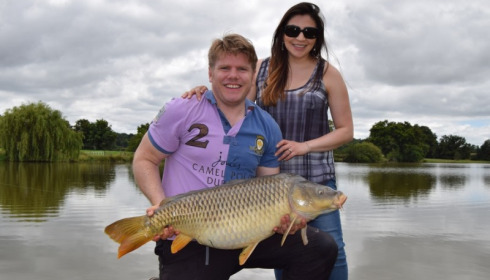 A 29 lb 5 oz carp from Vincons, James Beddall, Jul 2016