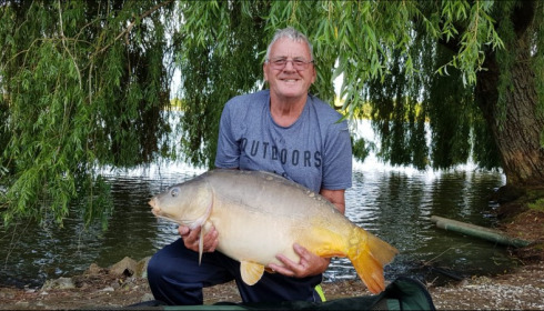 A 35 lb carp from Vincons, Kenneth Welch, Jun 2019