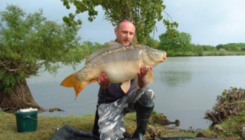 A carp from Vincons, Stafford Patmore Party, May 2010