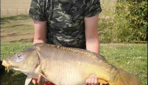 A 27 lb carp from Vincons, Rob Lock, May 2019