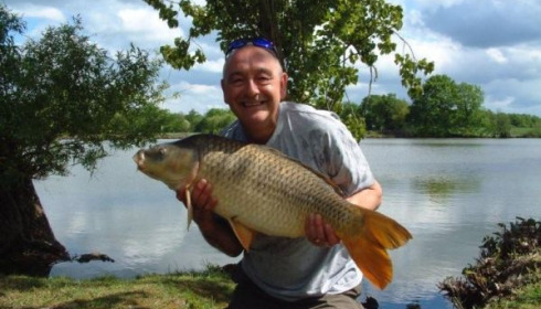A carp from Vincons, Stafford Patmore Party, May 2010