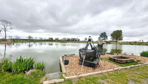 Heart Lake, Exclusive Carp Fishing France with Accommodation, Swim 1