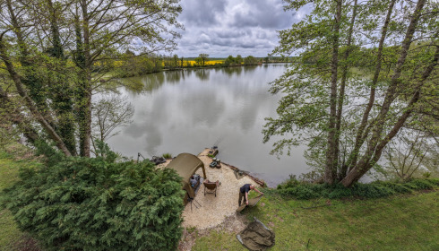 Jonchery, Proven Carp Fishing France, Swim 1 (Single or Double)