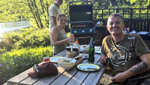 MDP Lake, Small Exclusive Carp Lake France, Social Area with BBQ, behind swim 2