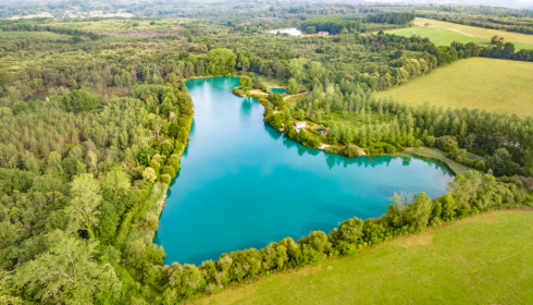 Golden Carp Lake, Big Carp Fishing France with a Social Lodge, lake photo 5